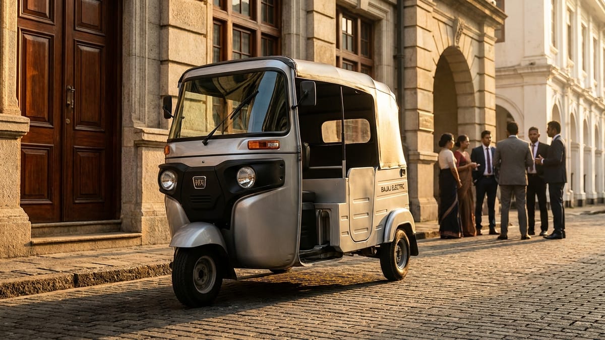 Sustainable Mobility Takes Center Stage: Bajaj Electric Three-Wheeler Launch in Sri Lanka